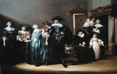Portrait de la famille Twent dans un intérieur, 1633